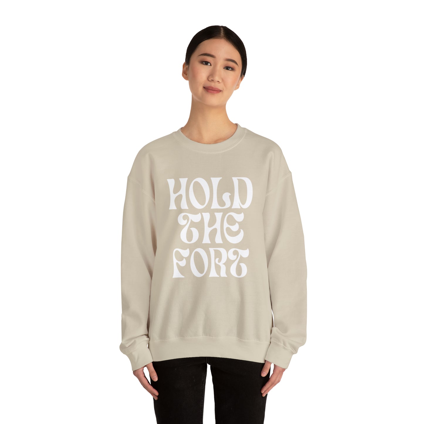 HOLD THE FORT Unisex Heavy Blend™ Crewneck Sweatshirt