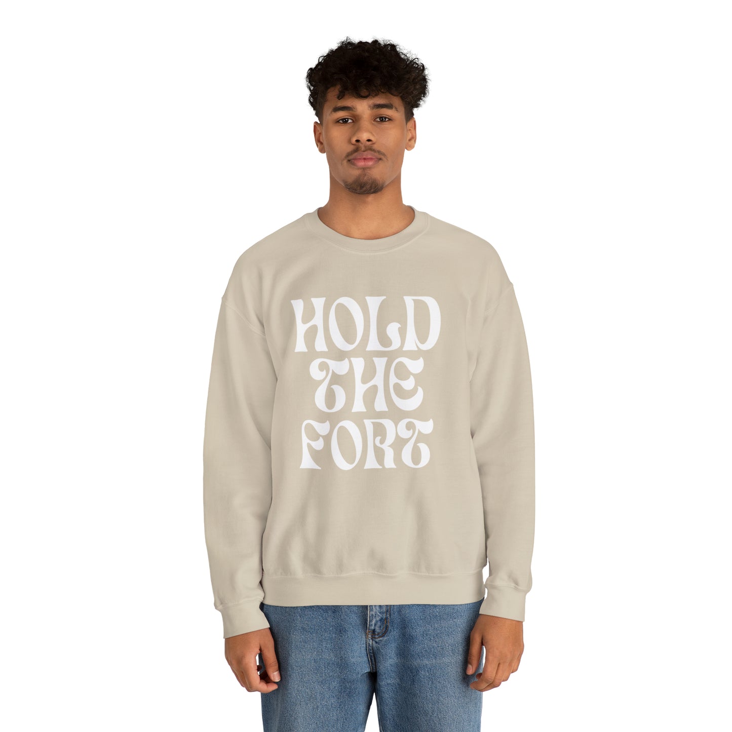 HOLD THE FORT Unisex Heavy Blend™ Crewneck Sweatshirt