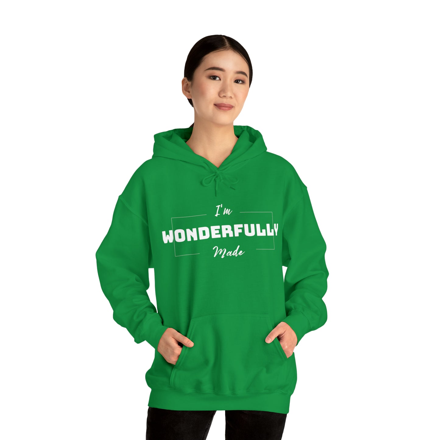 I'M WONDERFULLY MADE Unisex Heavy Blend™ Hooded Sweatshirt