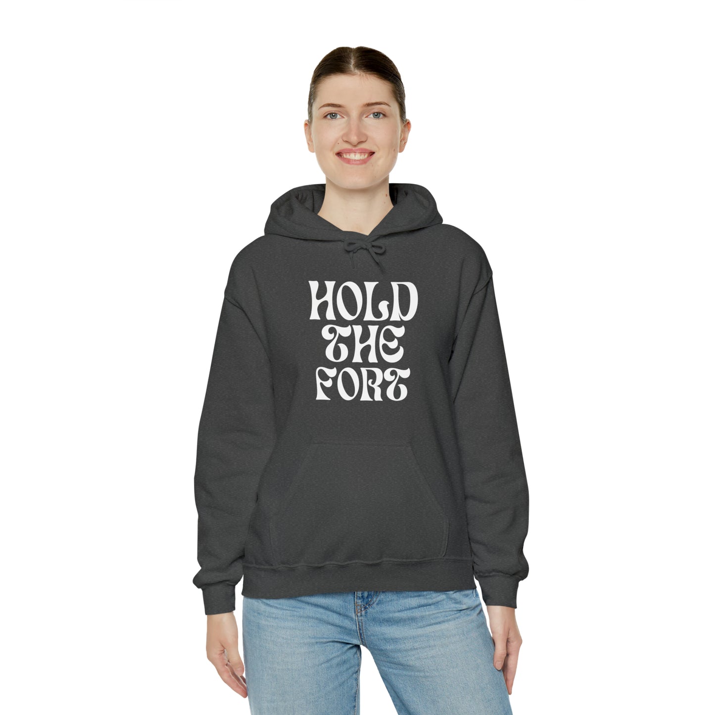 HOLD THE FORT Unisex Heavy Blend™ Hooded Sweatshirt