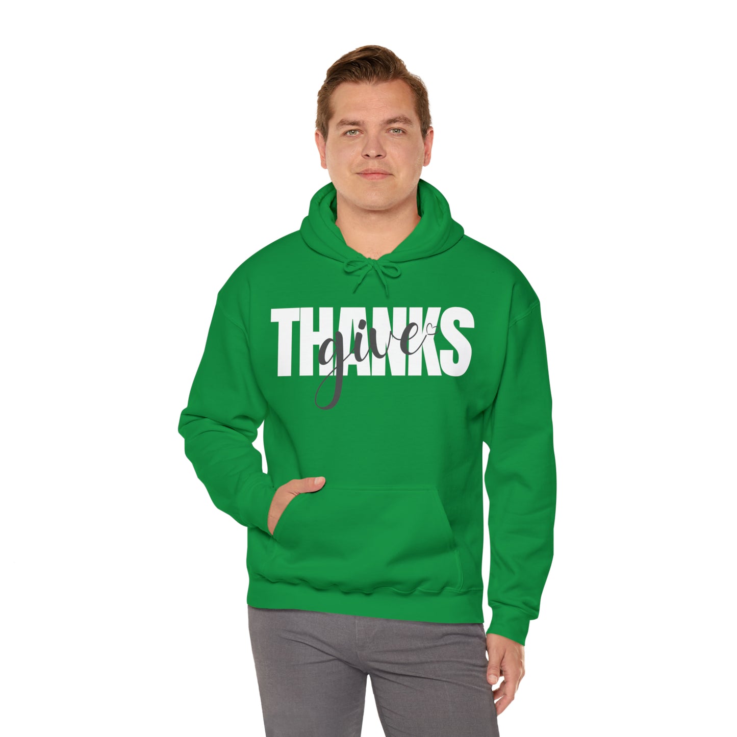 GIVE THANKS Unisex Heavy Blend™ Hooded Sweatshirt