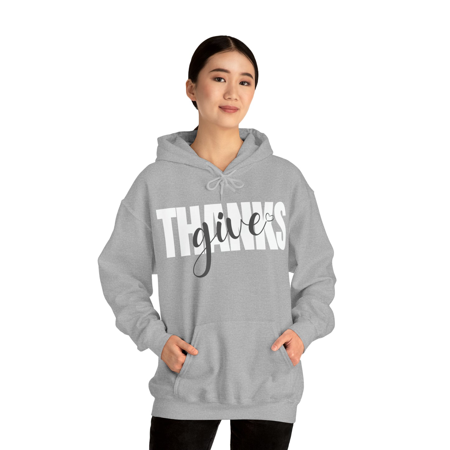 GIVE THANKS Unisex Heavy Blend™ Hooded Sweatshirt