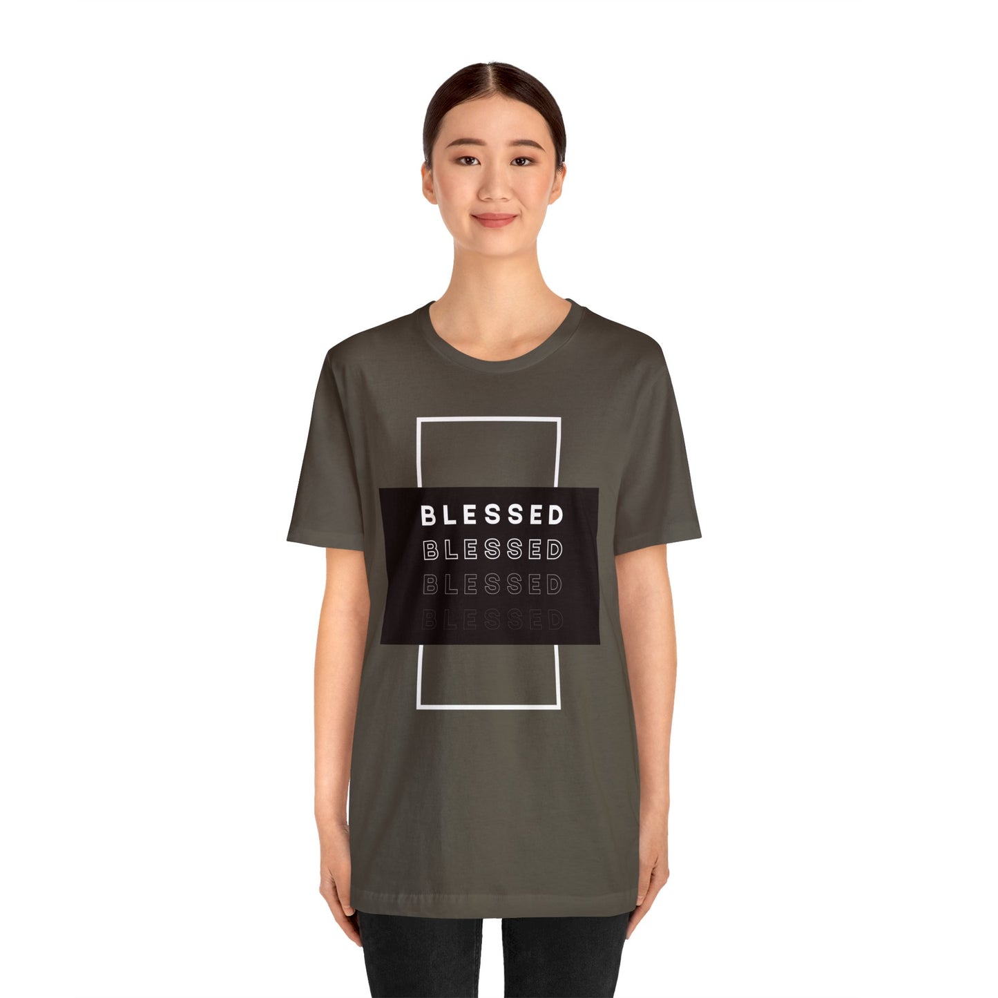 BLESSED Unisex Jersey Short Sleeve Tee