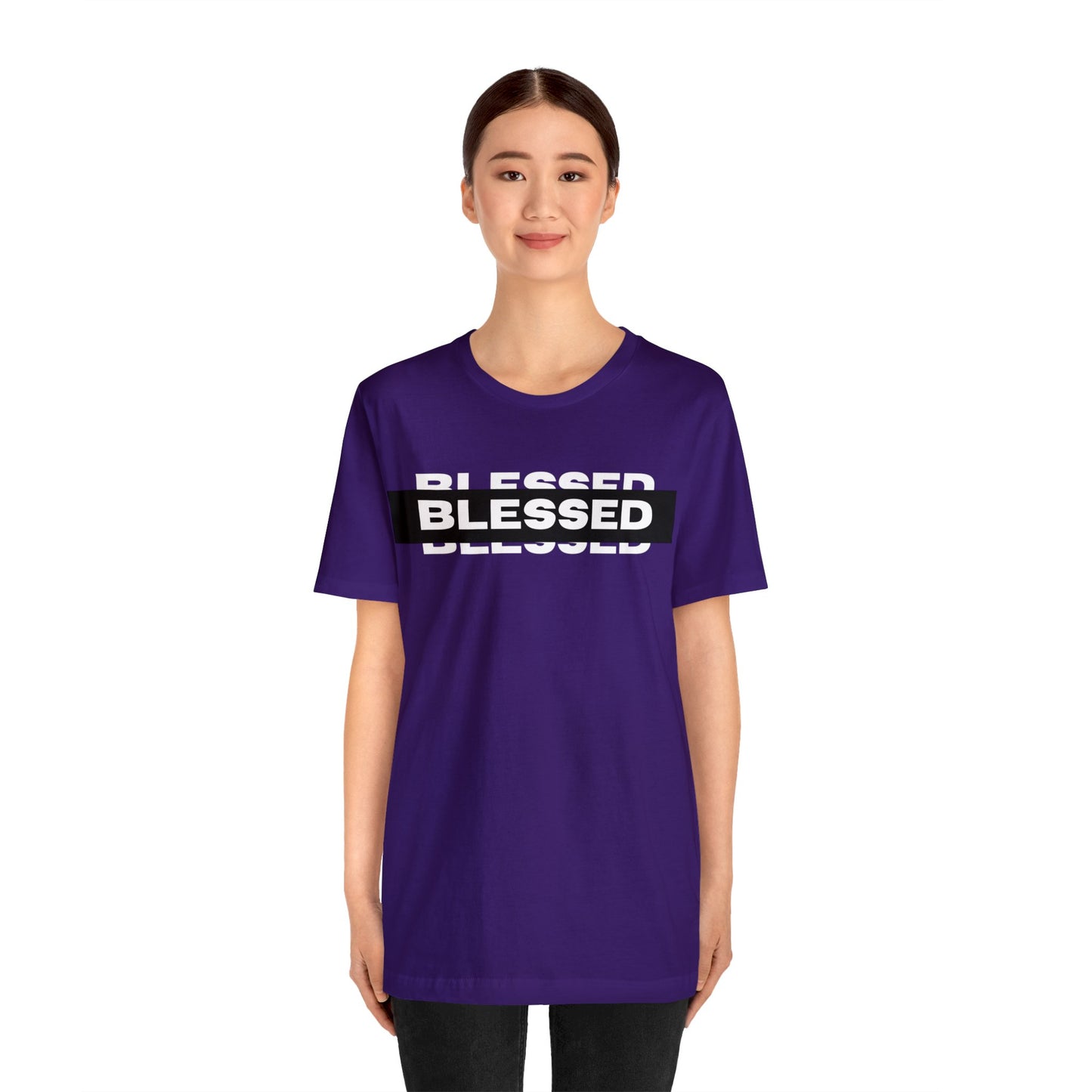 BLESSED Unisex Jersey Short Sleeve Tee