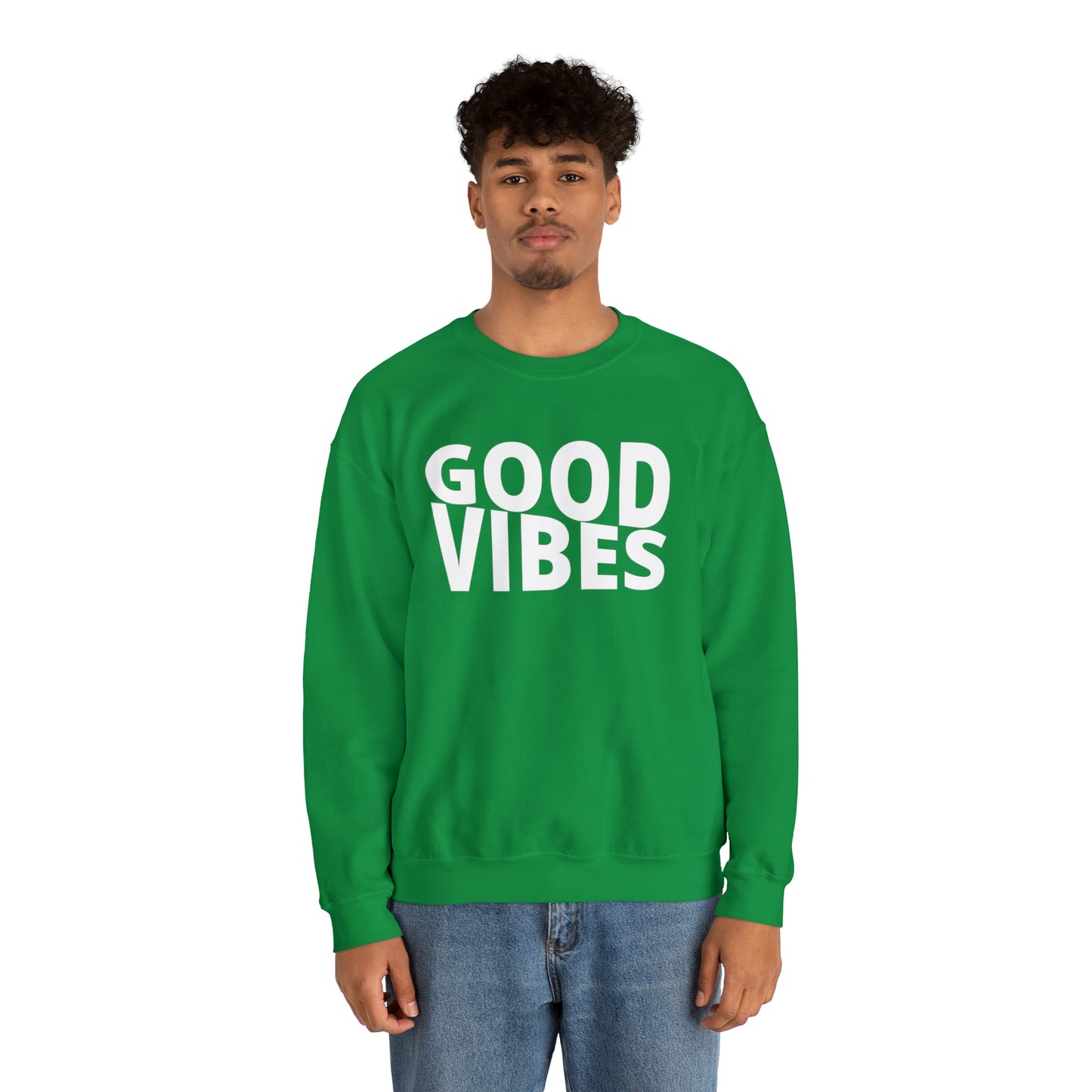 GOOD VIBES Unisex Heavy Blend™ Crewneck Sweatshirt