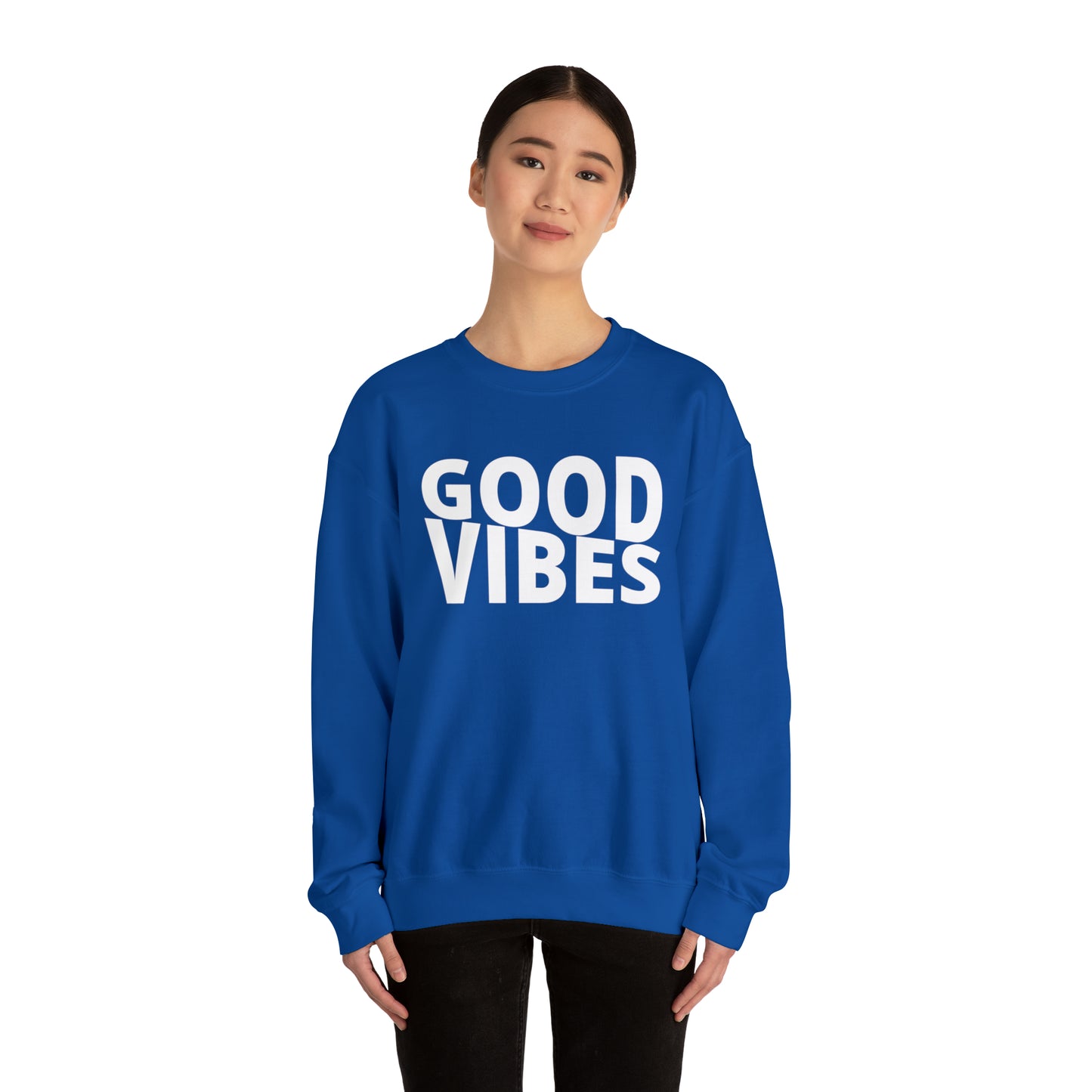 GOOD VIBES Unisex Heavy Blend™ Crewneck Sweatshirt