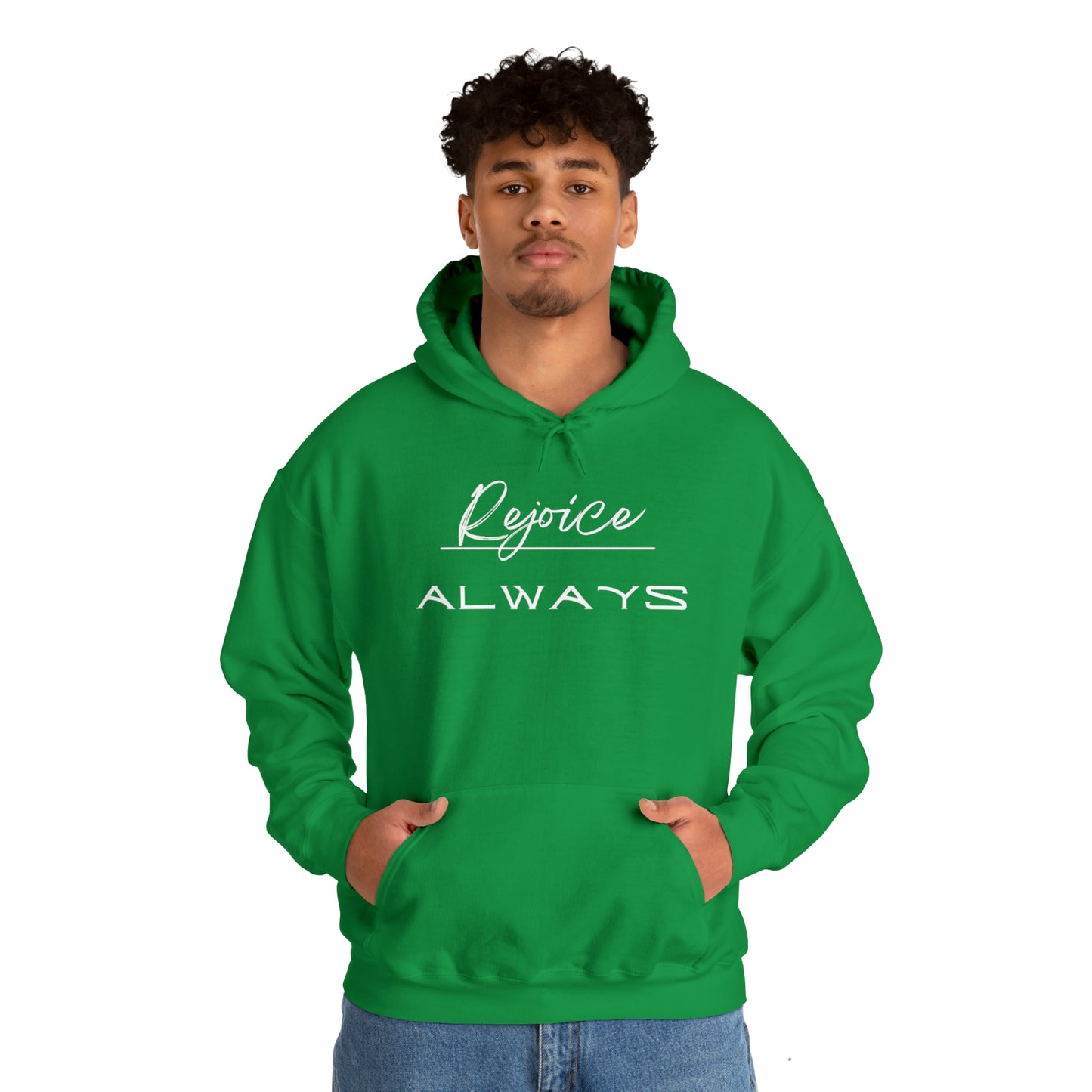 REJOICE ALWAYS Unisex Heavy Blend™ Hooded Sweatshirt
