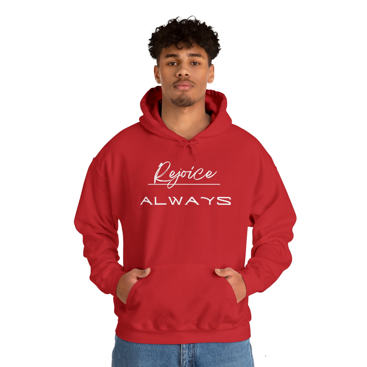 REJOICE ALWAYS Unisex Heavy Blend™ Hooded Sweatshirt