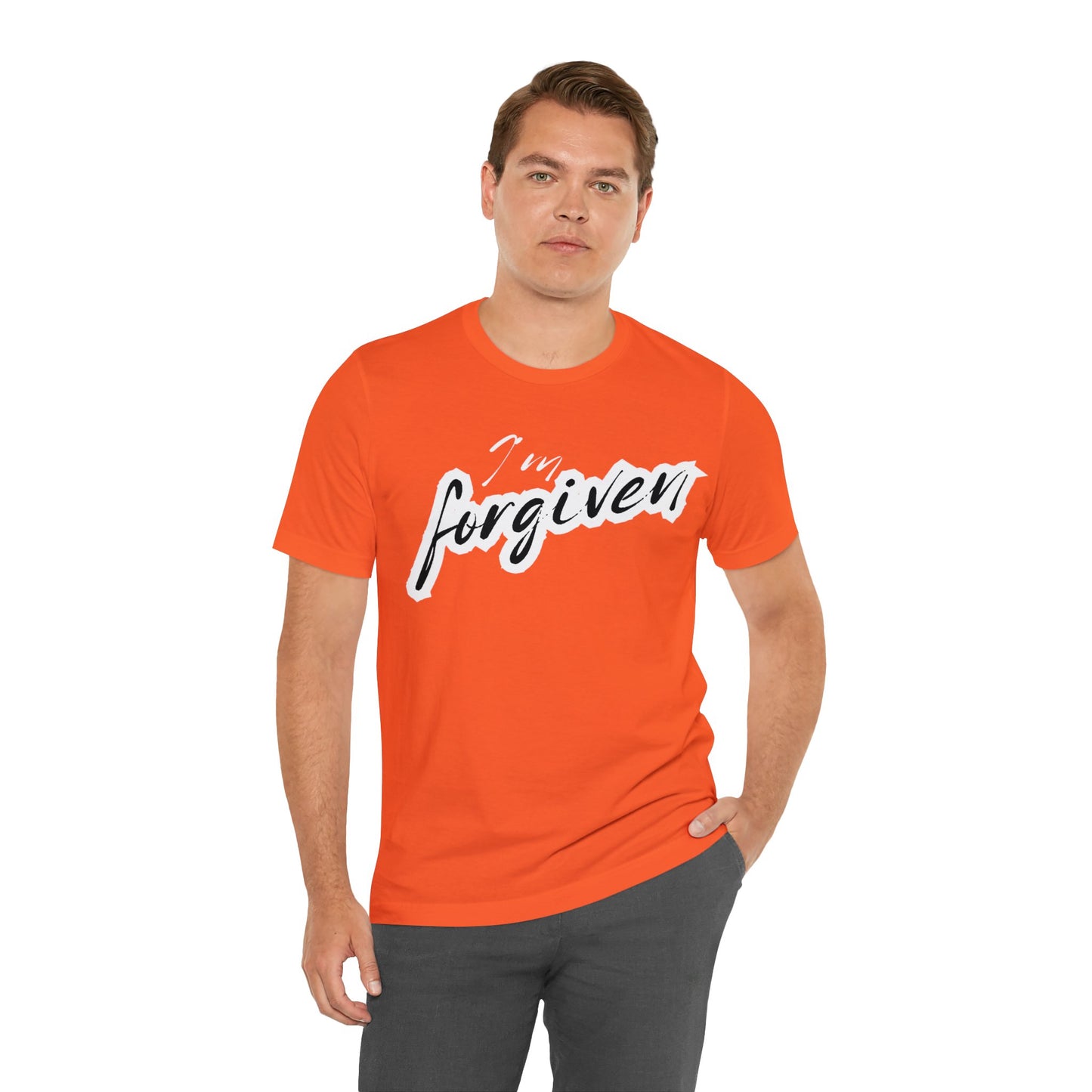 I'M FORGIVEN Unisex Jersey Short Sleeve Tee