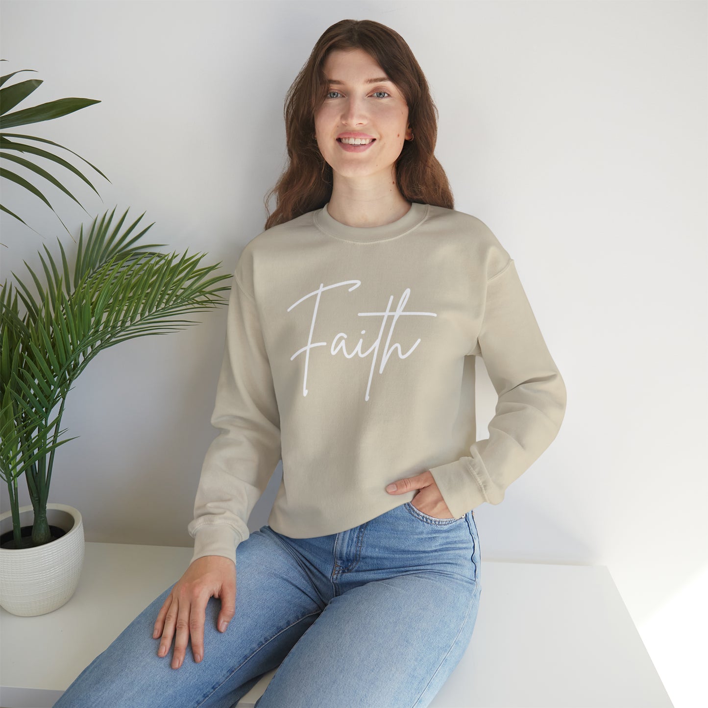 FAITH Unisex Heavy Blend™ Crewneck Sweatshirt