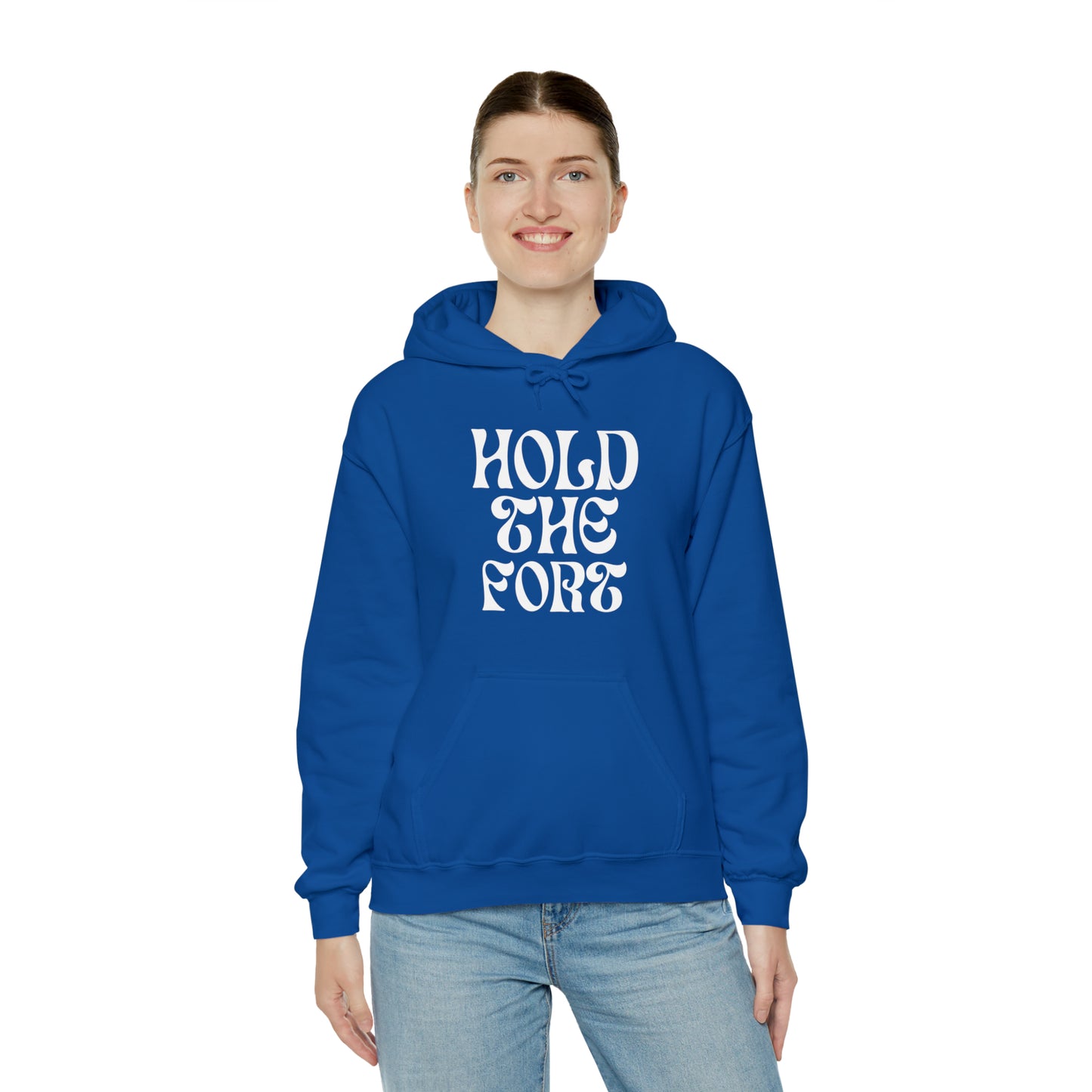 HOLD THE FORT Unisex Heavy Blend™ Hooded Sweatshirt