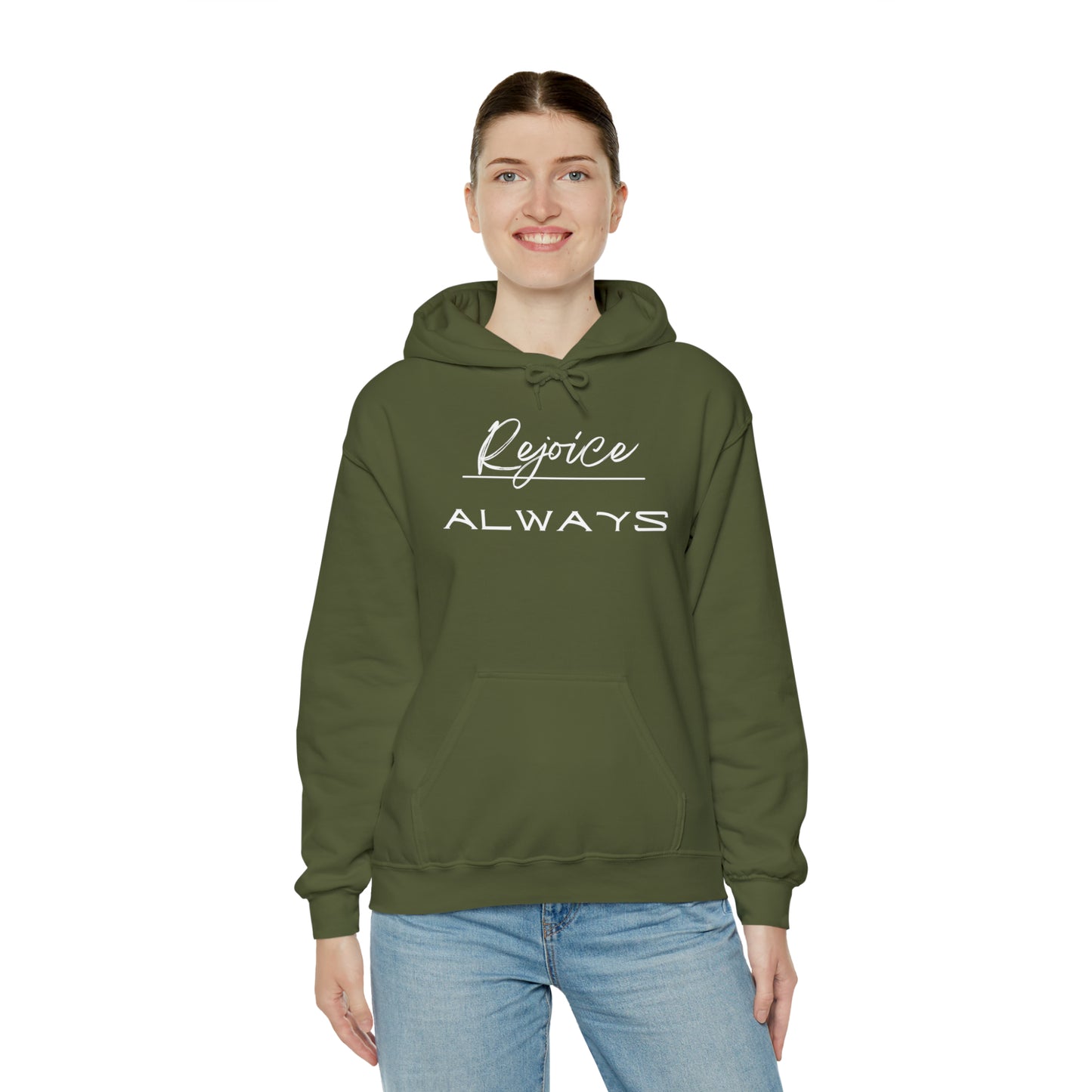 REJOICE ALWAYS Unisex Heavy Blend™ Hooded Sweatshirt