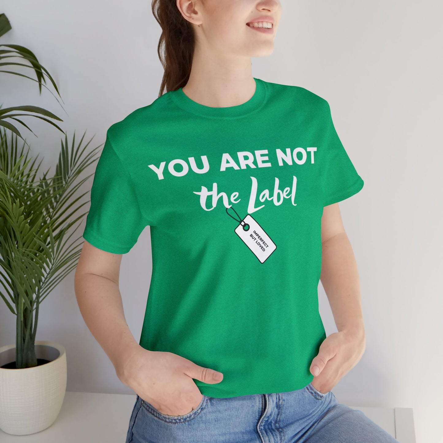 YOU ARE NOT THE LABEL Unisex Jersey Short Sleeve Tee