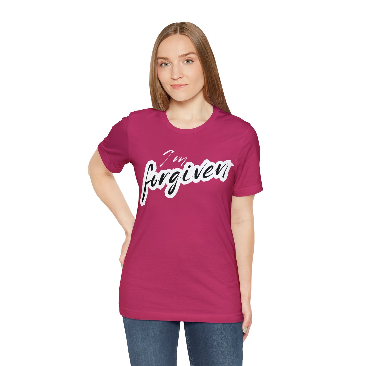 I'M FORGIVEN Unisex Jersey Short Sleeve Tee