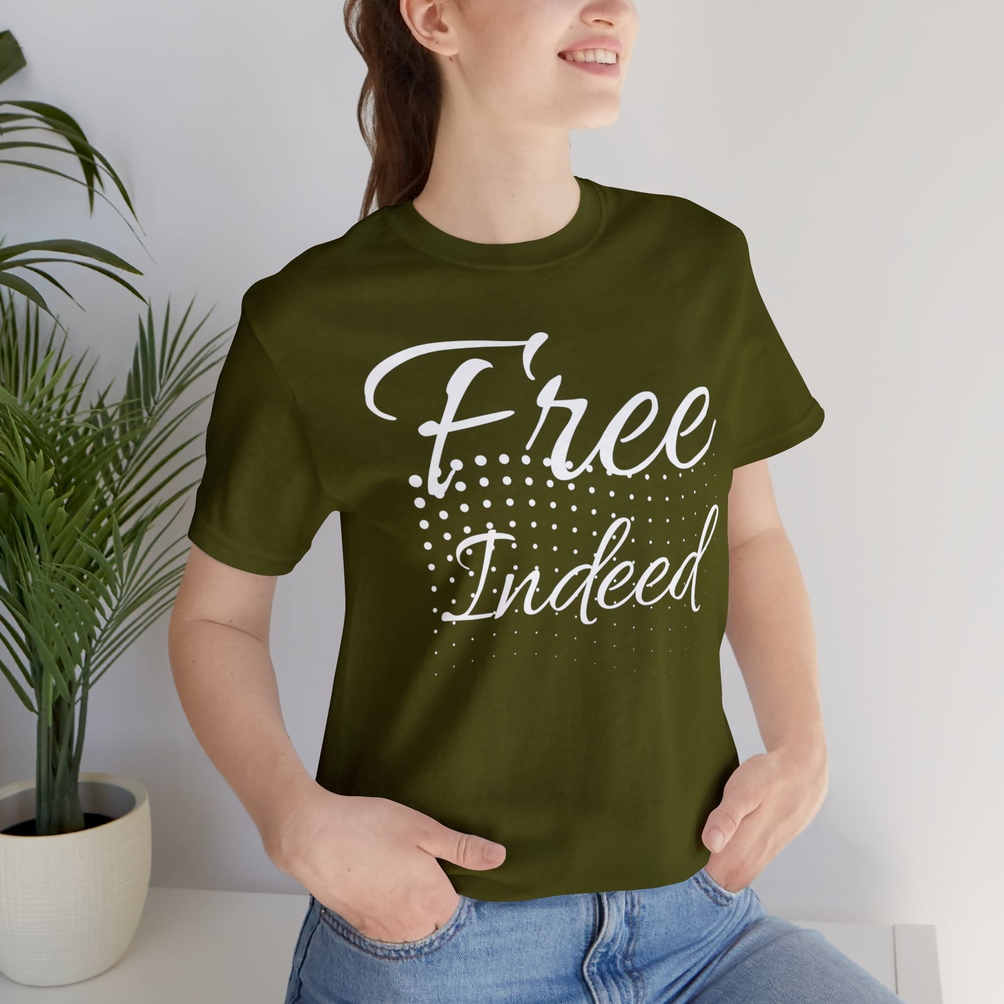 FREE INDEED Unisex Jersey Short Sleeve Tee