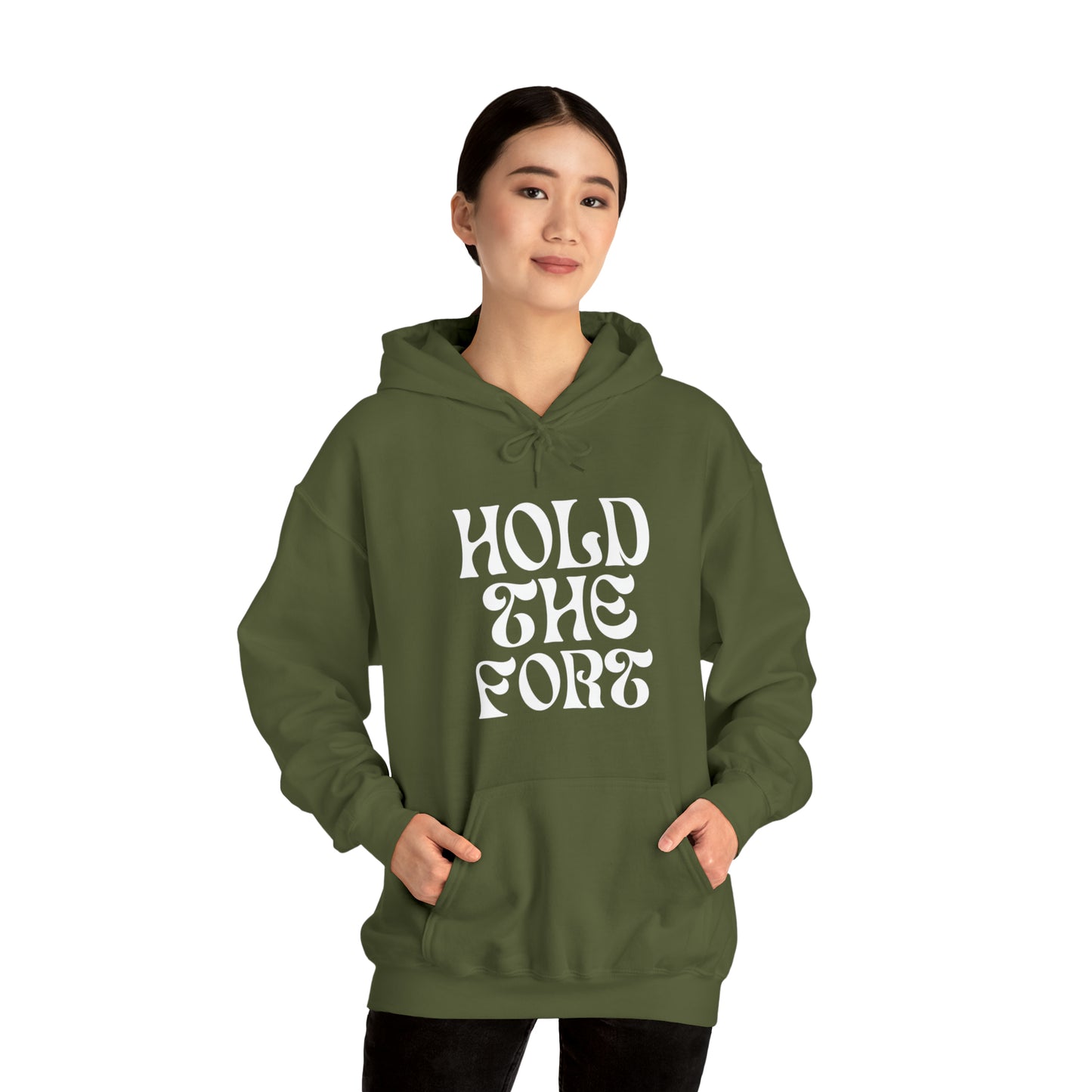 HOLD THE FORT Unisex Heavy Blend™ Hooded Sweatshirt