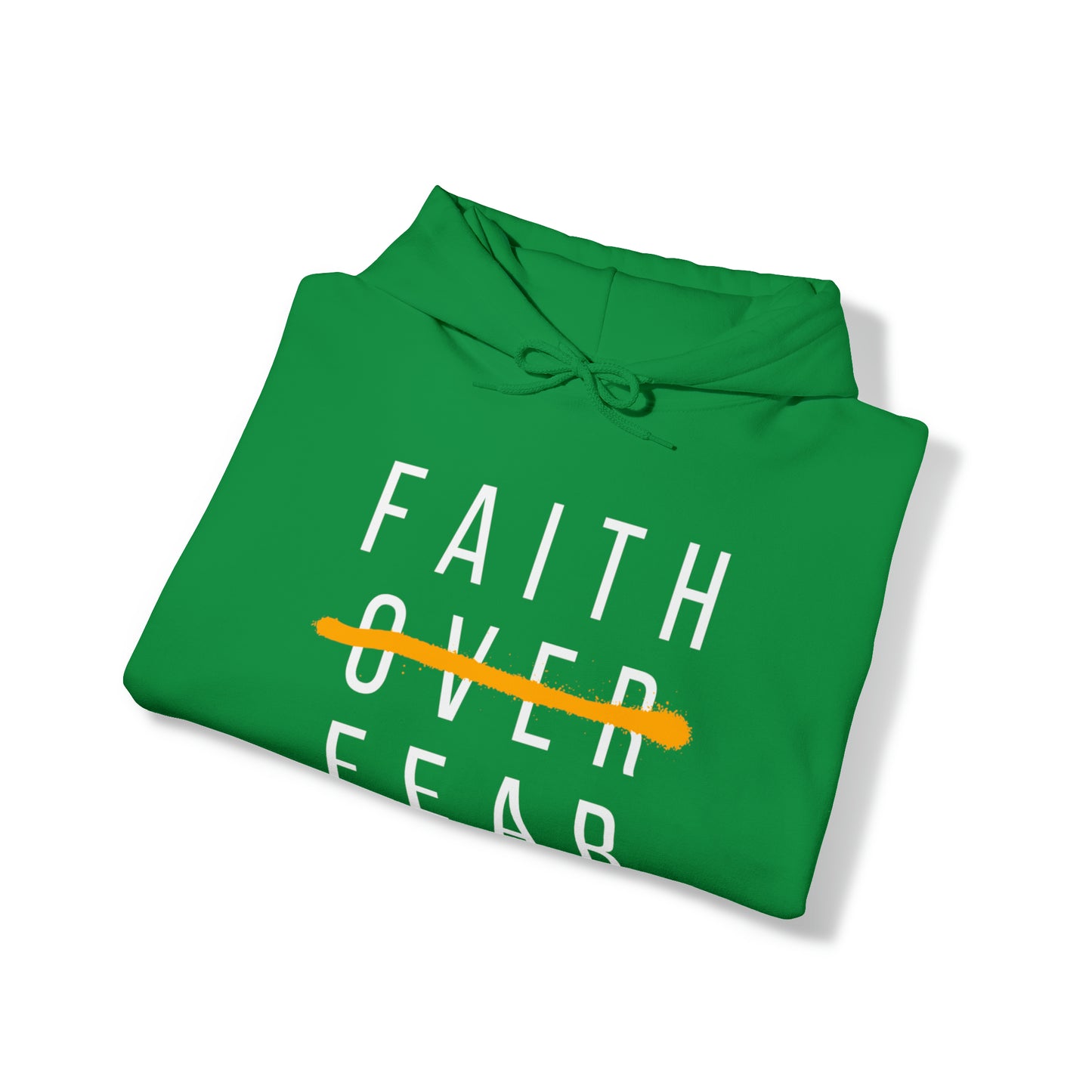 FAITH OVER FEAR Unisex Heavy Blend™ Hooded Sweatshirt