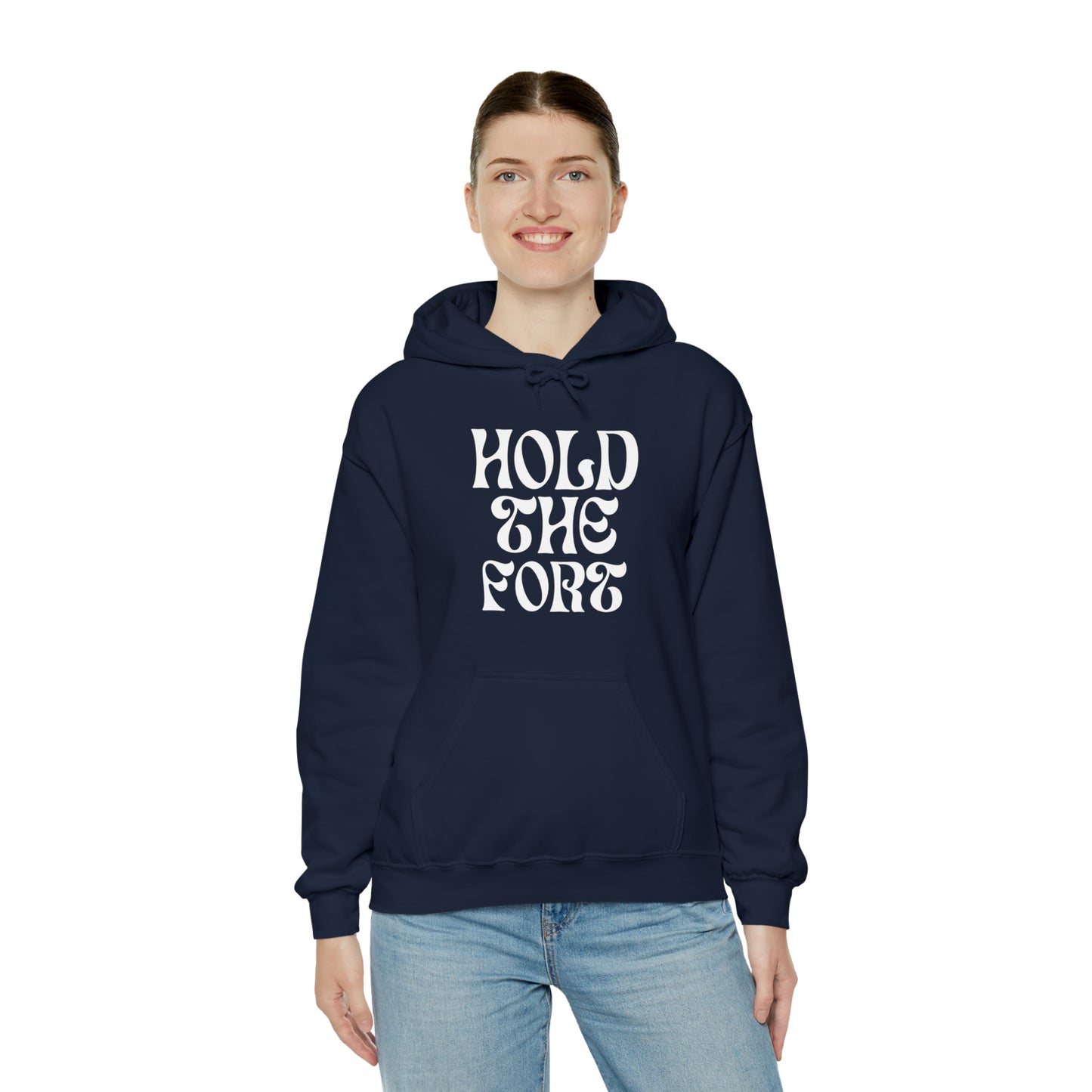 HOLD THE FORT Unisex Heavy Blend™ Hooded Sweatshirt
