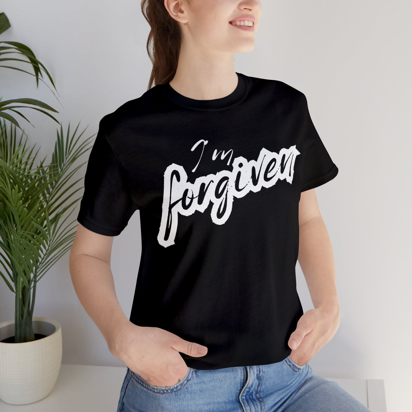 I'M FORGIVEN Unisex Jersey Short Sleeve Tee
