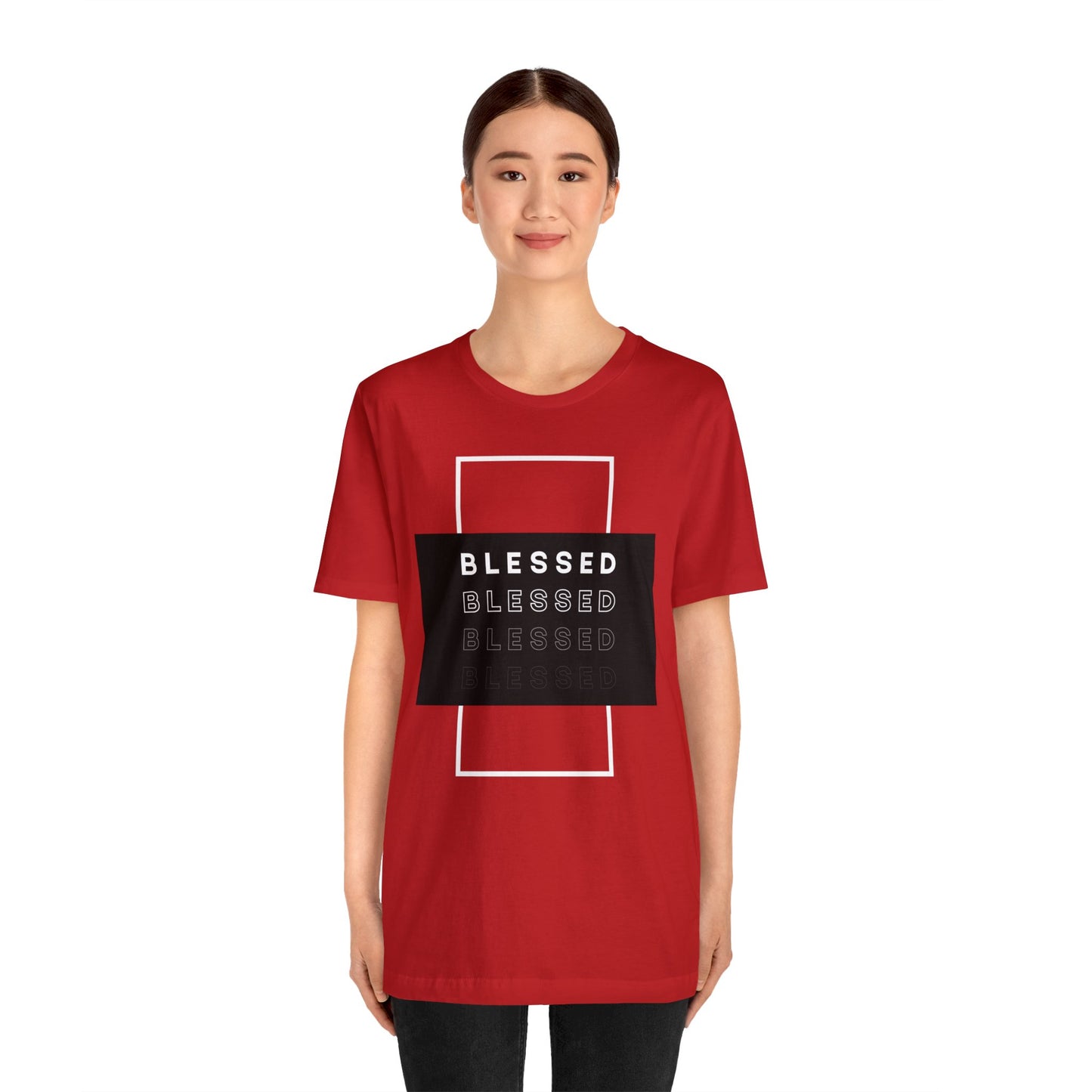 BLESSED Unisex Jersey Short Sleeve Tee