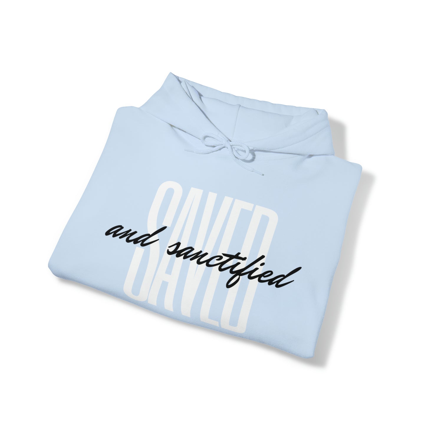 SAVED AND SANCTIFIED Unisex Heavy Blend™ Hooded Sweatshirt