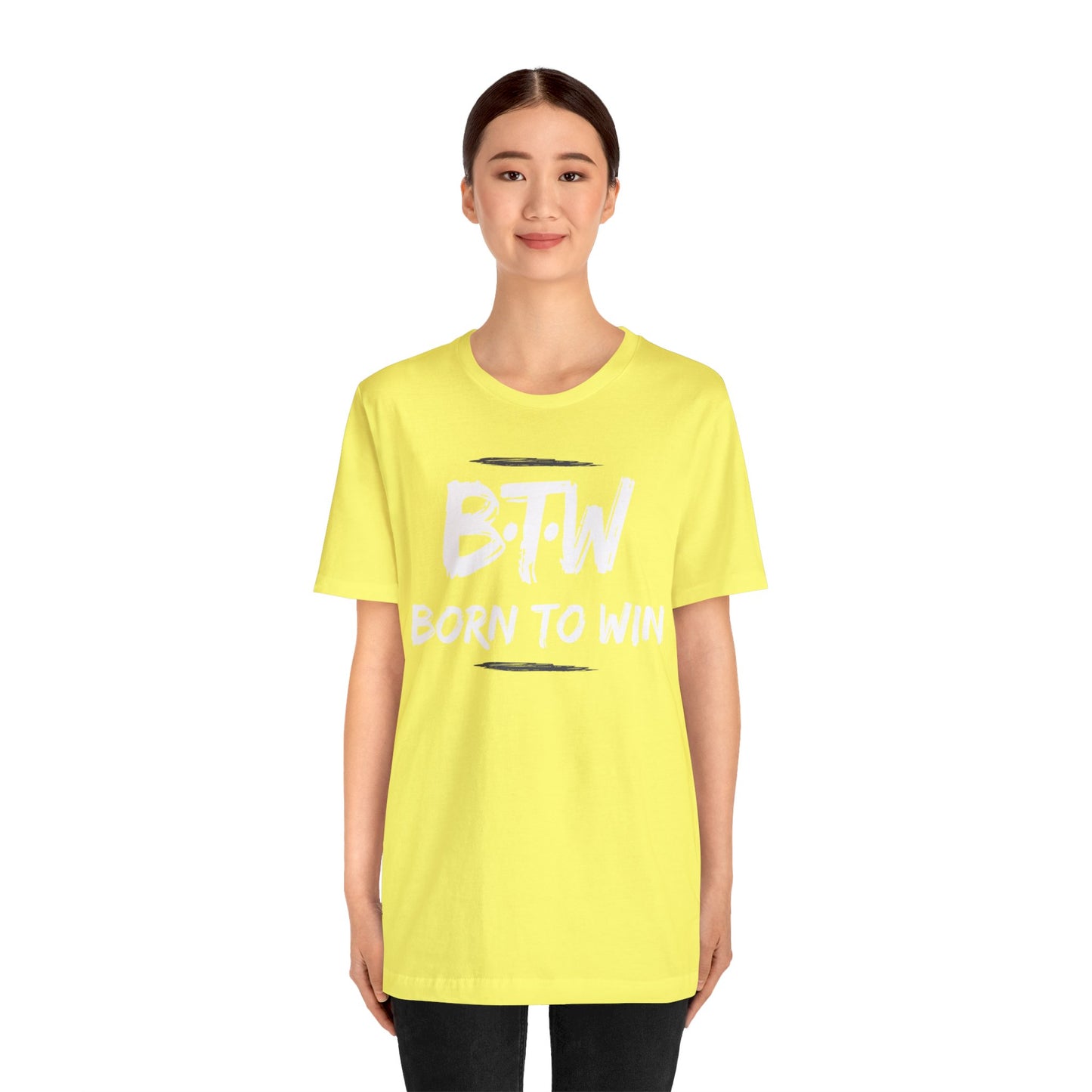 BORN TO WIN Unisex Jersey Short Sleeve Tee