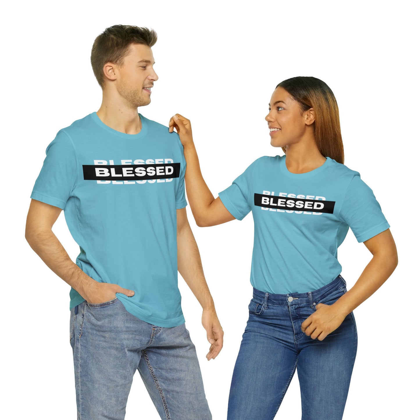 BLESSED Unisex Jersey Short Sleeve Tee