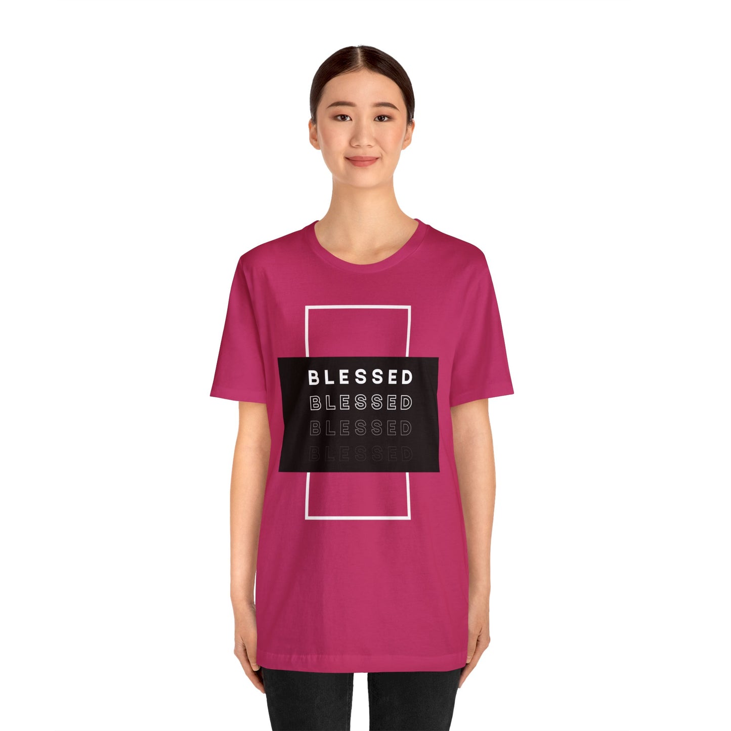 BLESSED Unisex Jersey Short Sleeve Tee