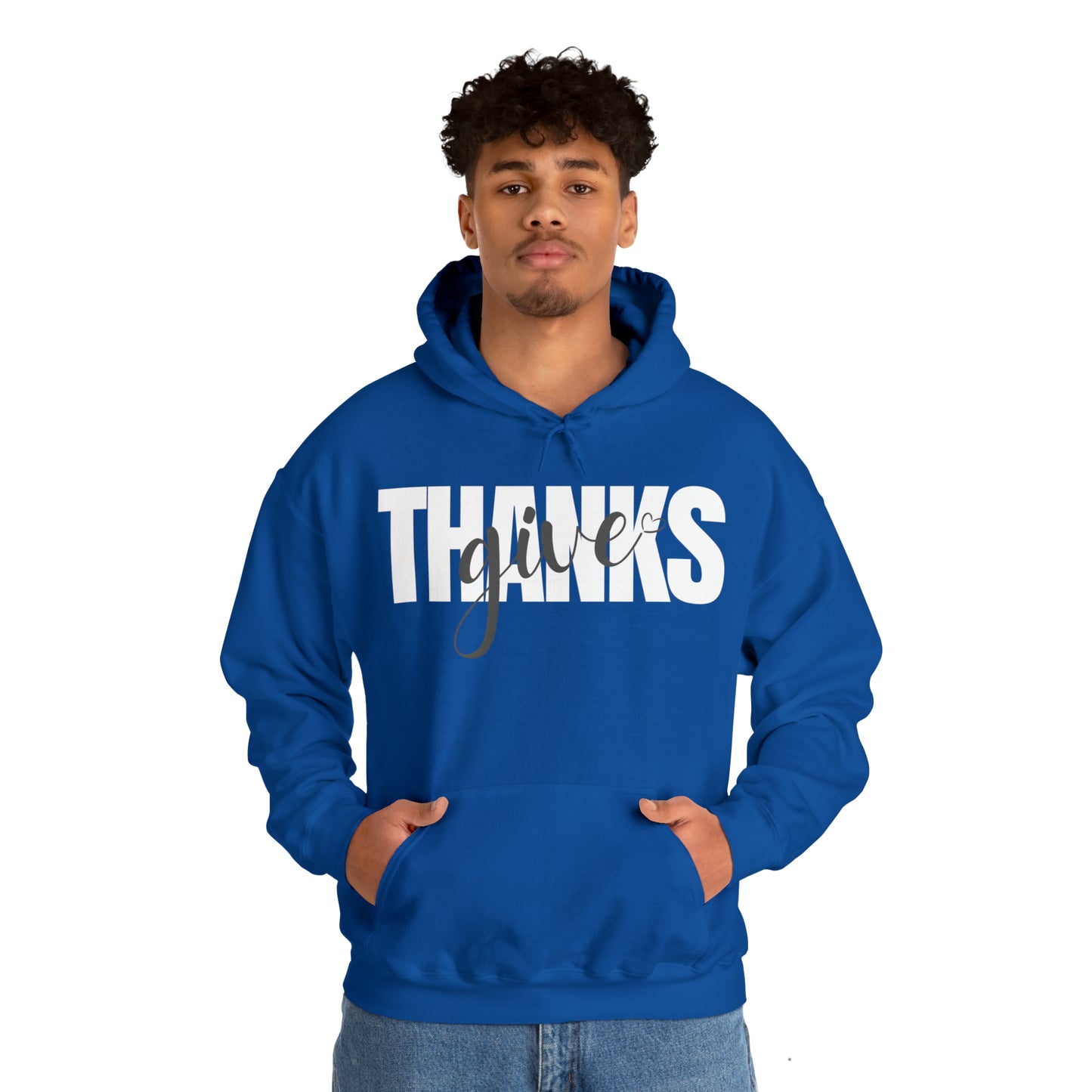 GIVE THANKS Unisex Heavy Blend™ Hooded Sweatshirt