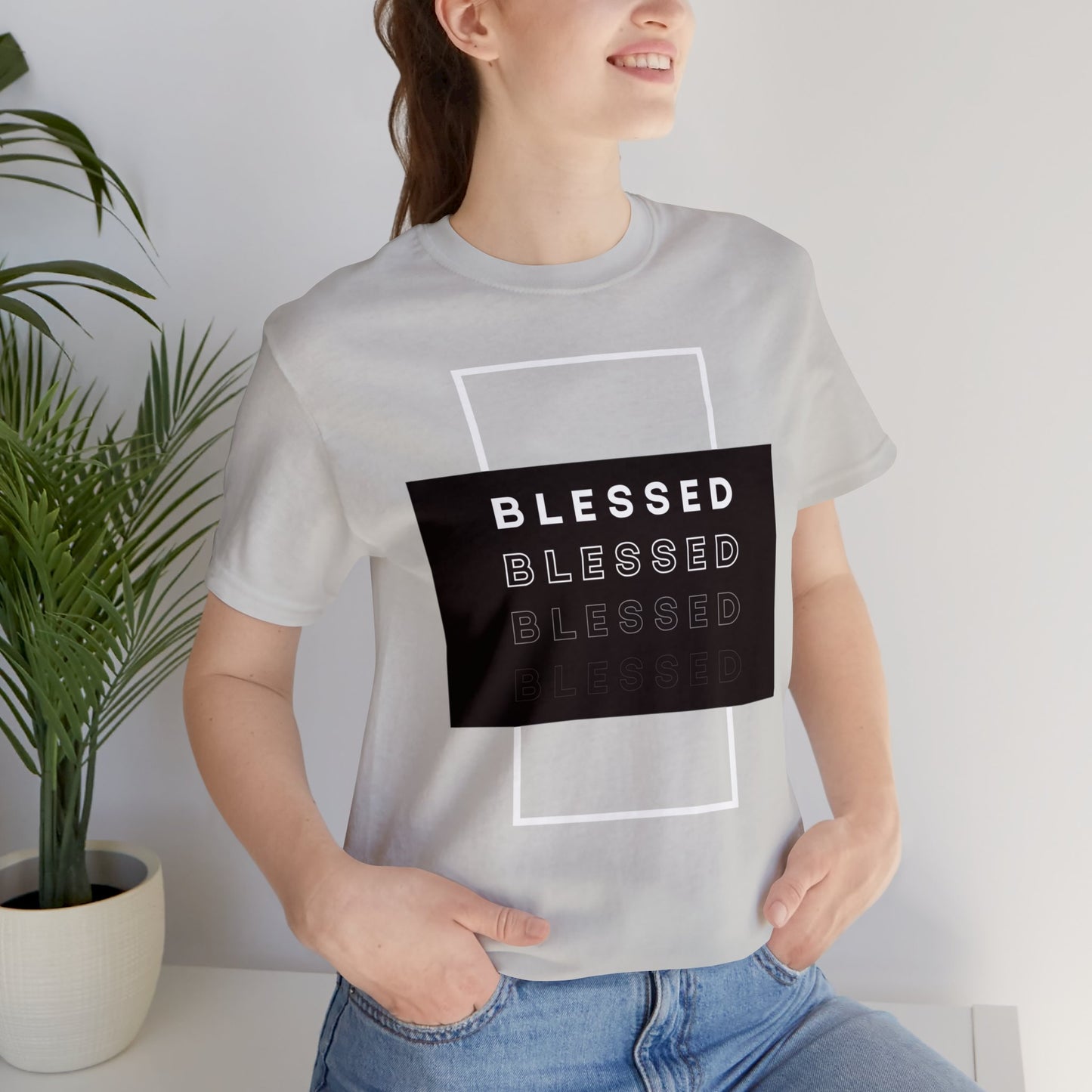 BLESSED Unisex Jersey Short Sleeve Tee