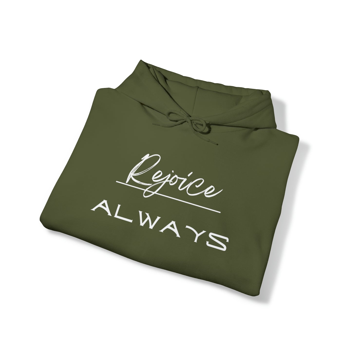 REJOICE ALWAYS Unisex Heavy Blend™ Hooded Sweatshirt