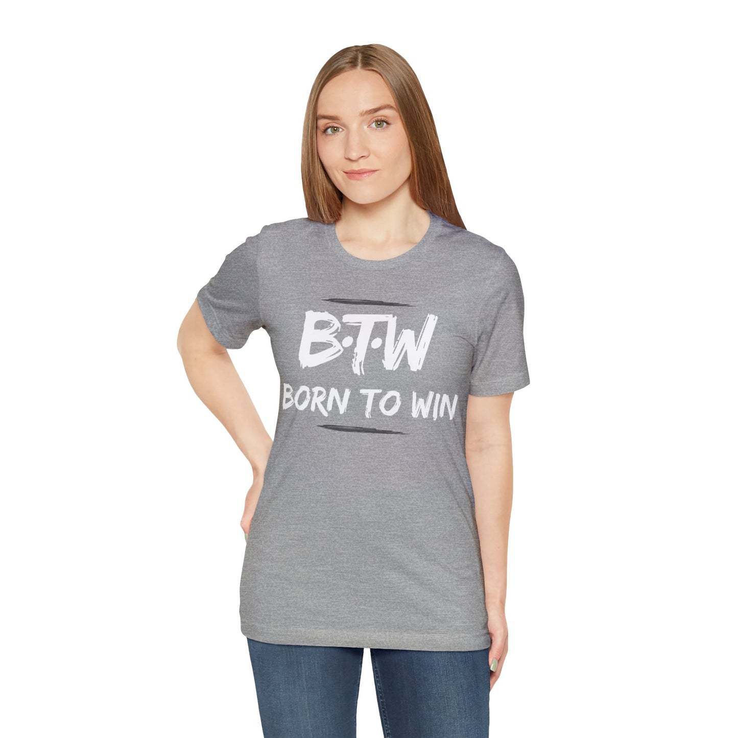 BORN TO WIN Unisex Jersey Short Sleeve Tee