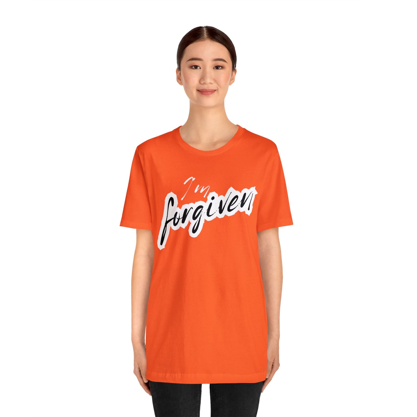 I'M FORGIVEN Unisex Jersey Short Sleeve Tee