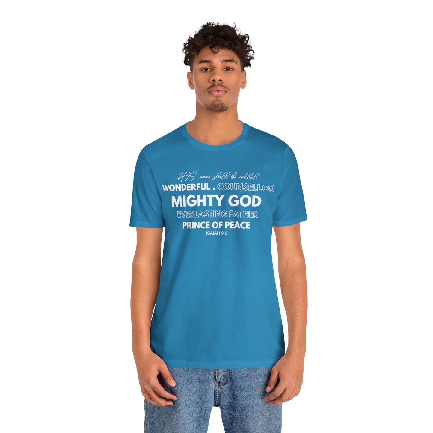ISAIAH 9:6 Unisex Jersey Short Sleeve Tee