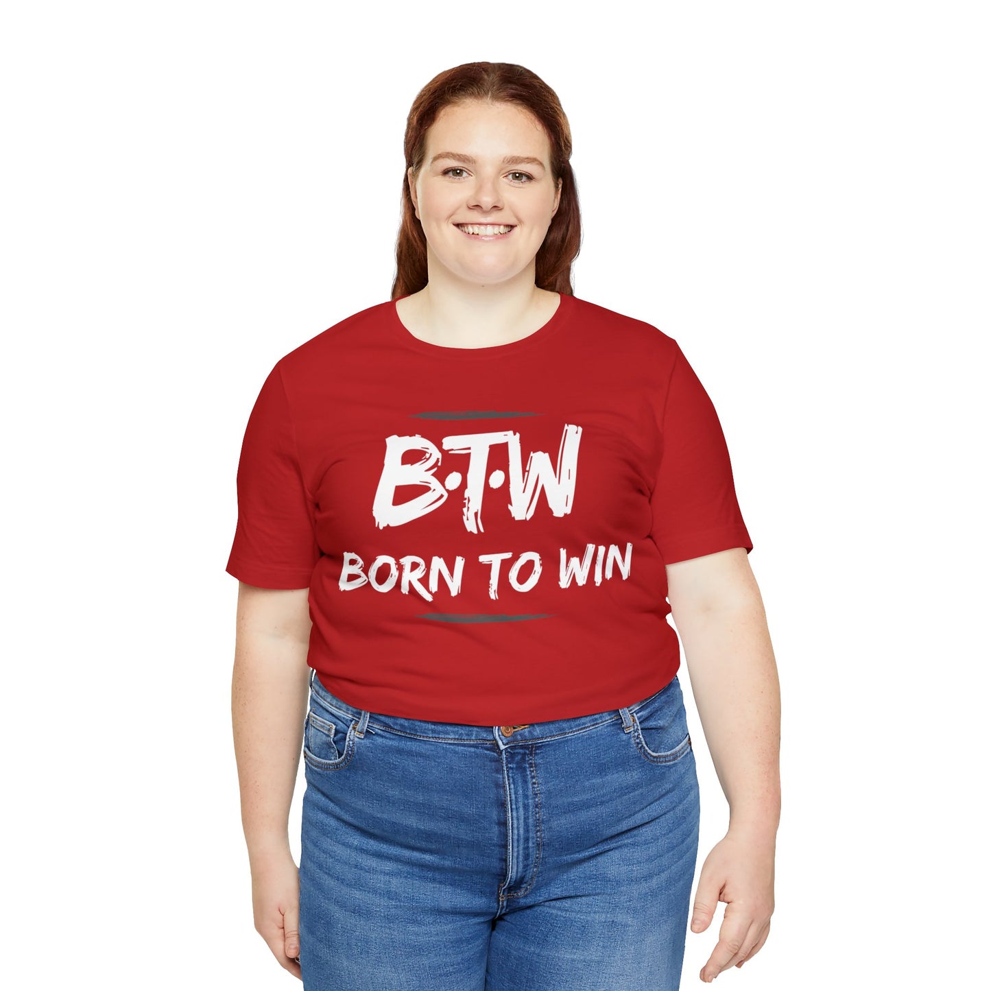 BORN TO WIN Unisex Jersey Short Sleeve Tee