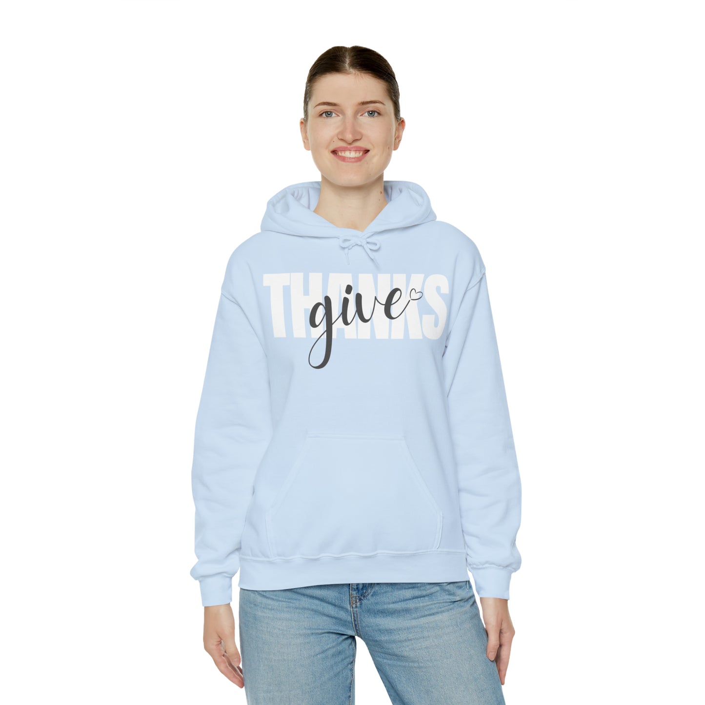 GIVE THANKS Unisex Heavy Blend™ Hooded Sweatshirt