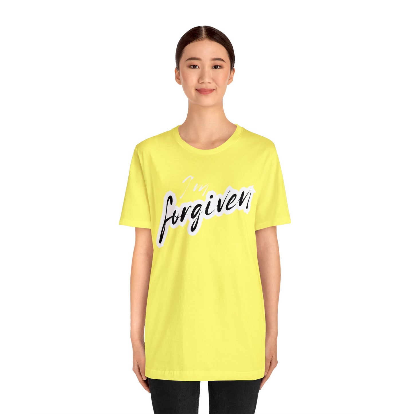 I'M FORGIVEN Unisex Jersey Short Sleeve Tee