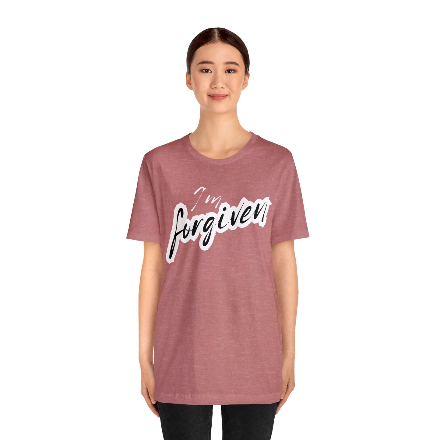 I'M FORGIVEN Unisex Jersey Short Sleeve Tee