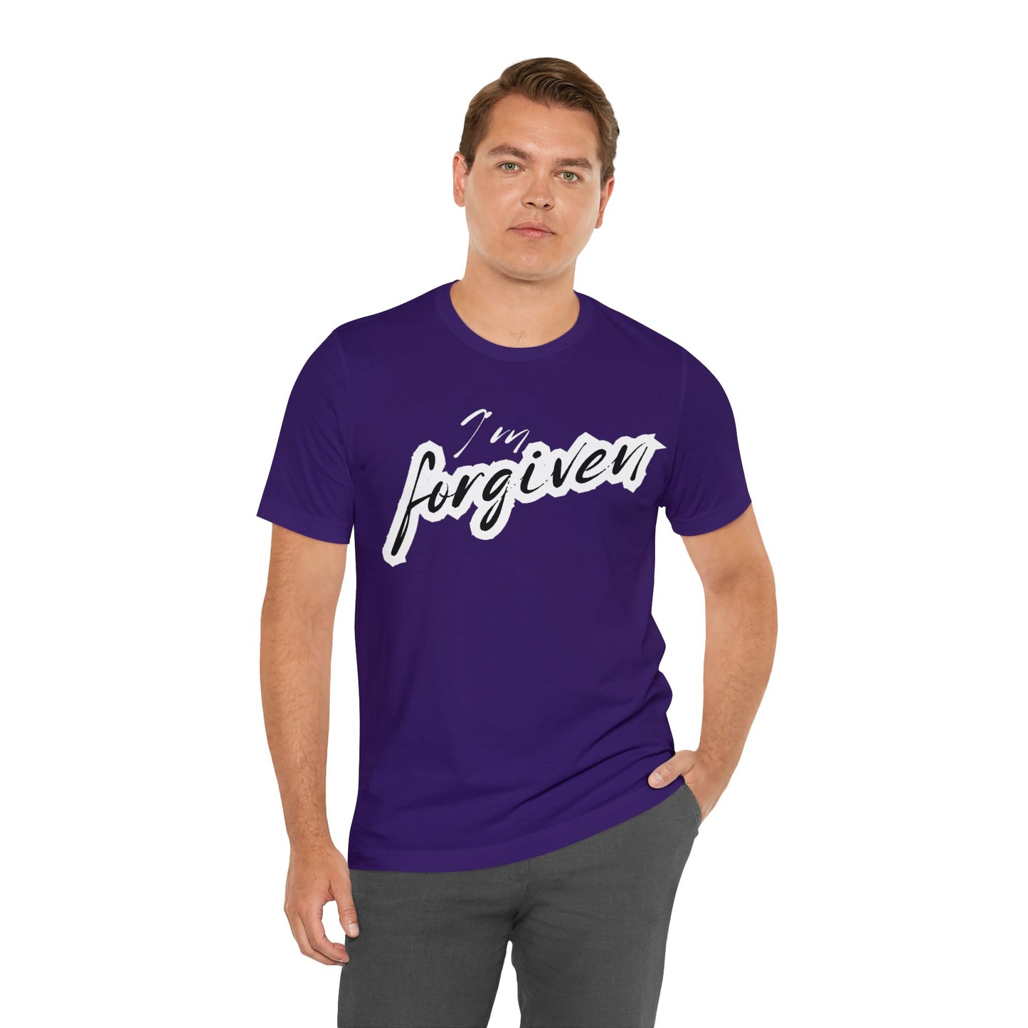 I'M FORGIVEN Unisex Jersey Short Sleeve Tee