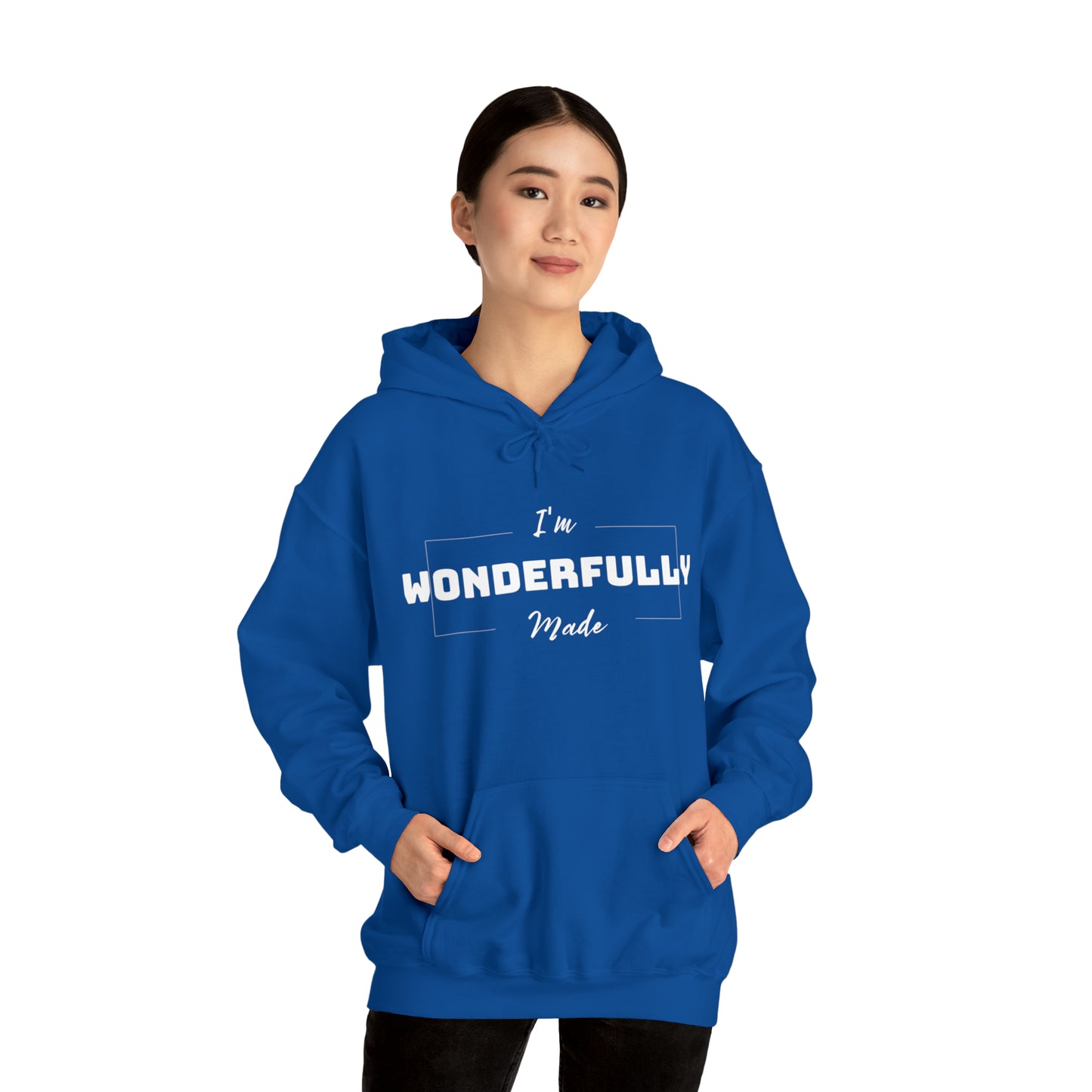 I'M WONDERFULLY MADE Unisex Heavy Blend™ Hooded Sweatshirt