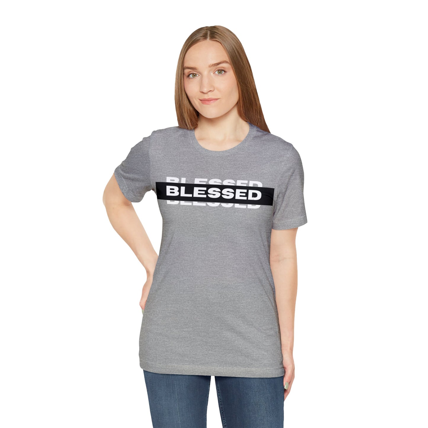 BLESSED Unisex Jersey Short Sleeve Tee