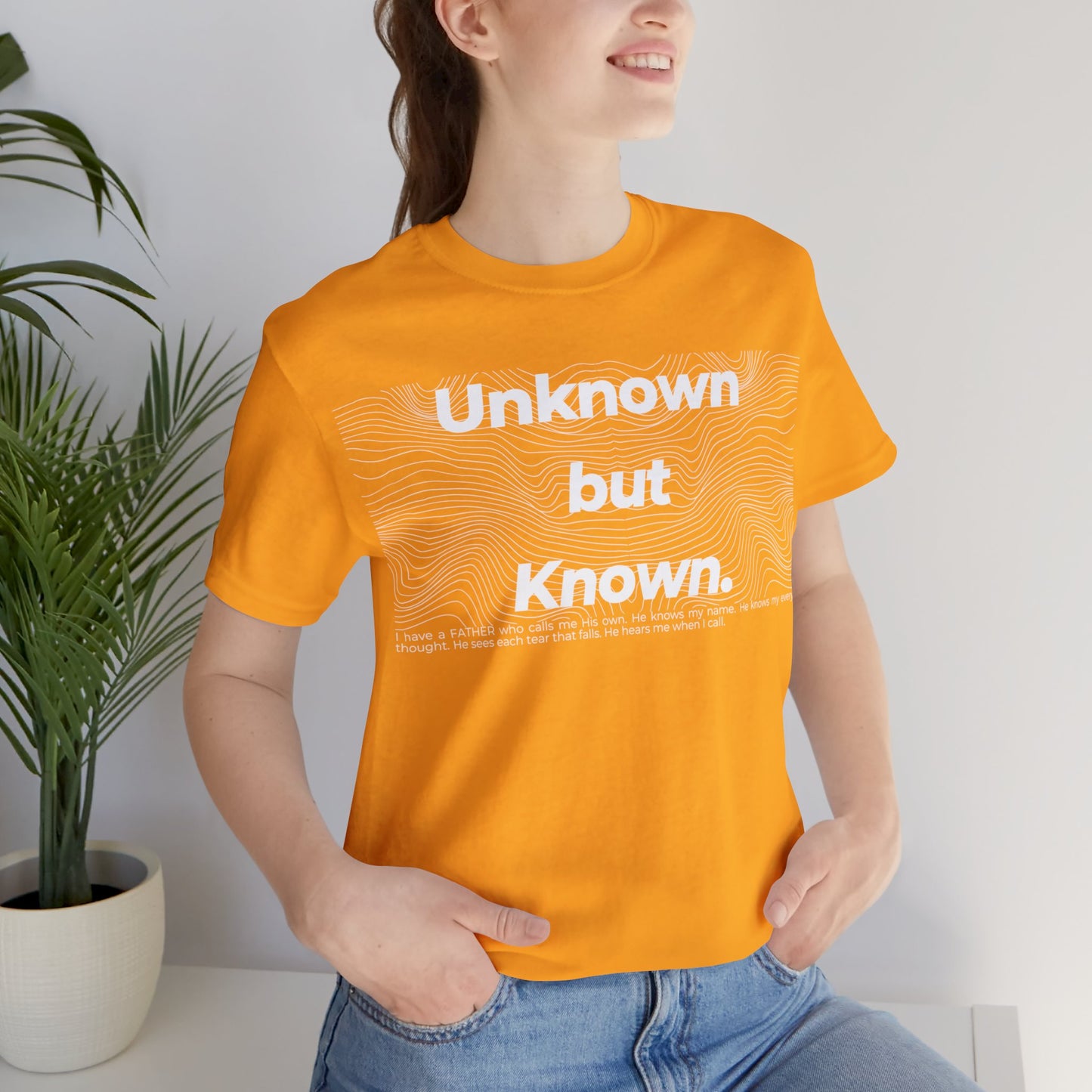 UNKNOWN BUT KNOWN Unisex Jersey Short Sleeve Tee