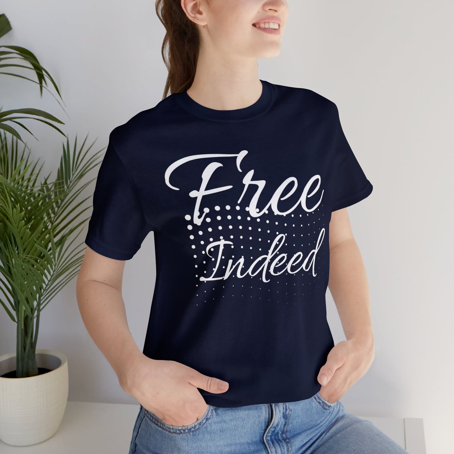 FREE INDEED Unisex Jersey Short Sleeve Tee