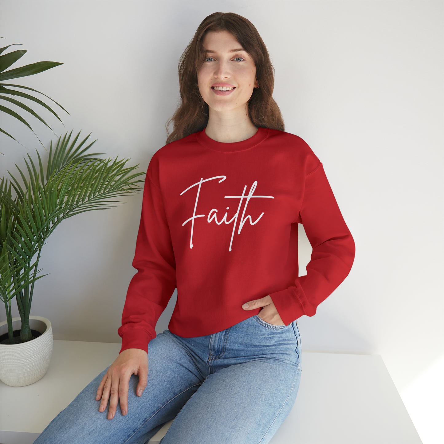 FAITH Unisex Heavy Blend™ Crewneck Sweatshirt
