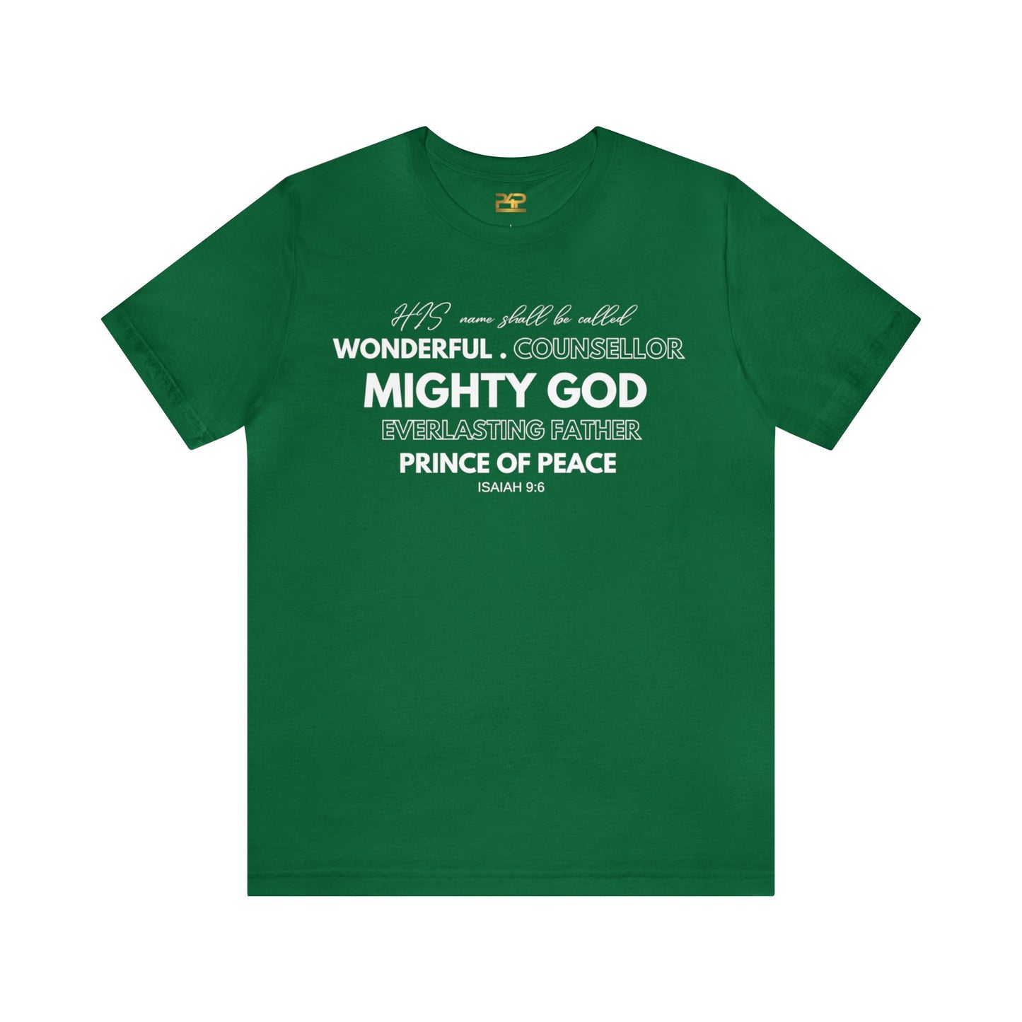 ISAIAH 9:6 Unisex Jersey Short Sleeve Tee