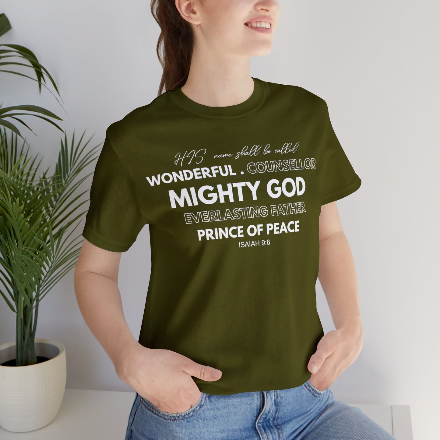 ISAIAH 9:6 Unisex Jersey Short Sleeve Tee
