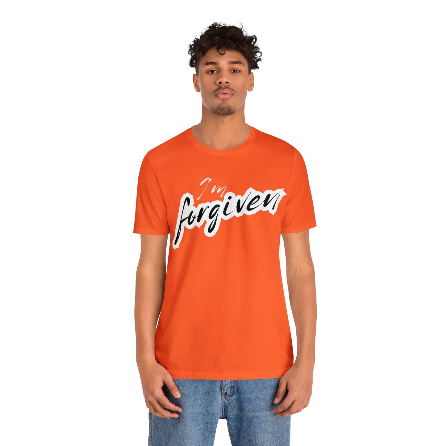 I'M FORGIVEN Unisex Jersey Short Sleeve Tee
