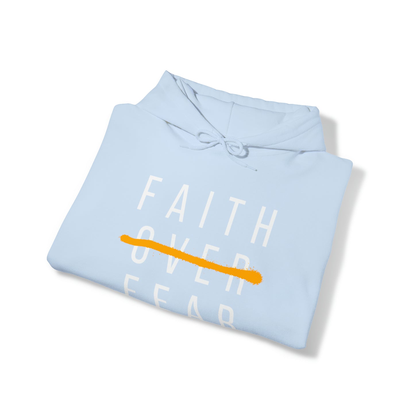 FAITH OVER FEAR Unisex Heavy Blend™ Hooded Sweatshirt