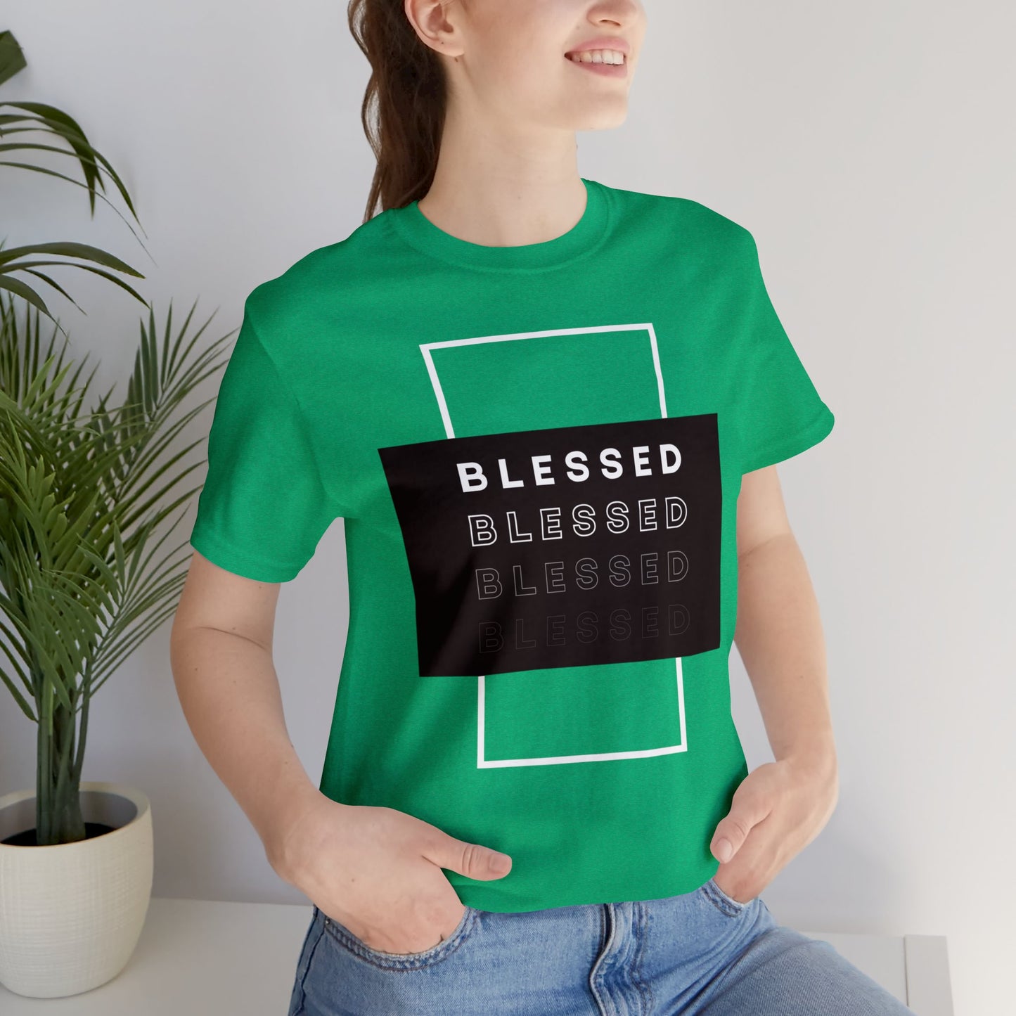 BLESSED Unisex Jersey Short Sleeve Tee