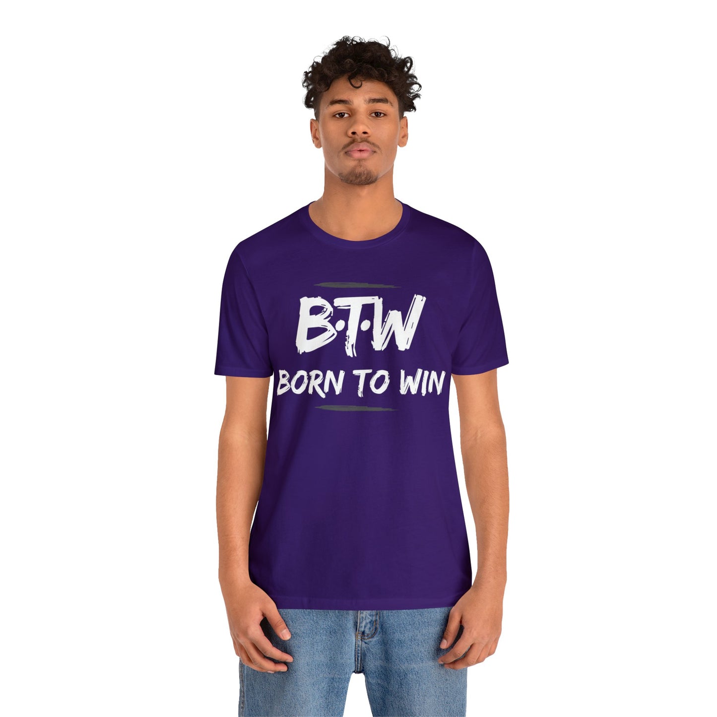 BORN TO WIN Unisex Jersey Short Sleeve Tee